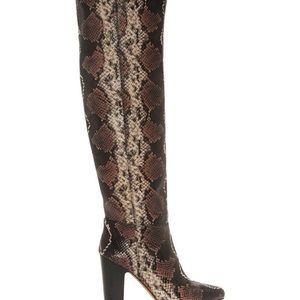 Vince Camuto Womens Corinne Pebbled Tall Over-The-Knee Boots Shoes NWB Sz 8M